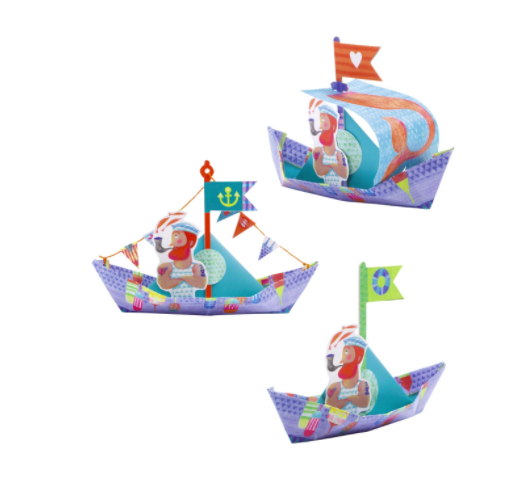ערכת יצירה לילדים - אוריגמי סירות