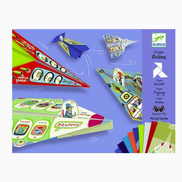 ערכת יצירה לילדים - אוריגמי מטוסים