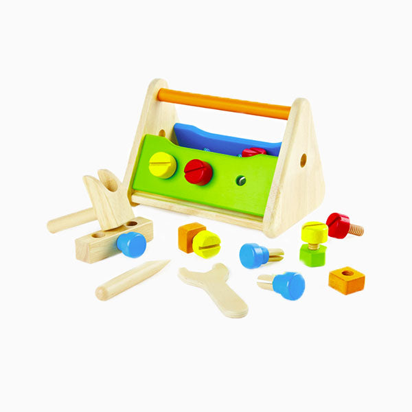 צעצוע לילדים - ערכת כלי עבודה מעץ