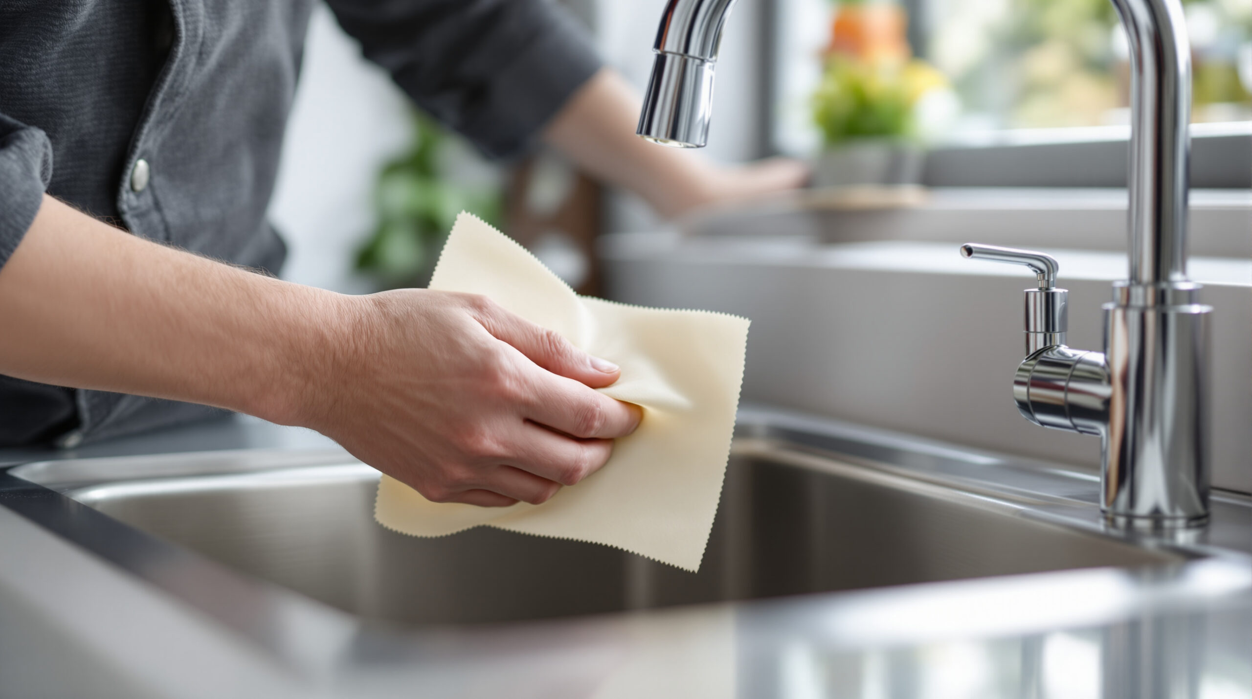 גליל המטבח בפחות מ-3 אירו שישמור על הברזים מבריקים ל-7 ימים ללא כימיקלים