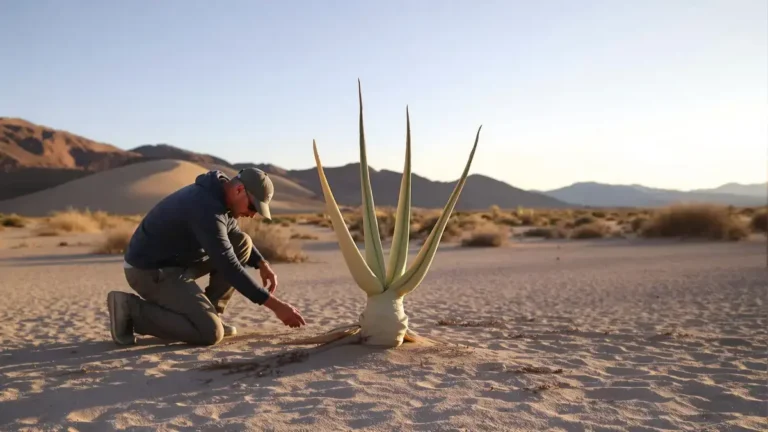 המומחים קובעים: צמח אפריקאי זה יכול לחיות יותר מאלף שנים עם שני עלים בלבד עובדה שסותרת את הדעות הרווחות על הצמחייה
