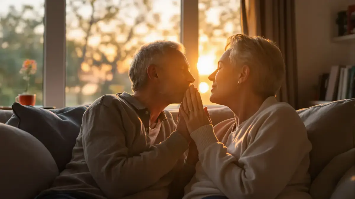אהבה אחרי גיל 50 ריטואל של 6 שניות מציל זוגות על סף גירושין מבלי שידעו
