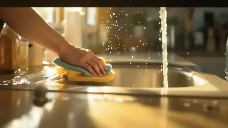 המקום הזה בכיור שלרוב מתעלמים ממנו מכיל חיידקים שממעיטים בערכם וקל לעצור אותם בלי אקונומיקה