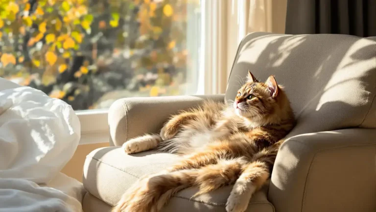 חתול ביתי שאינו יוצא החוצה אף פעם עדיין יכול לפתח פרווה חורפית מתאימה