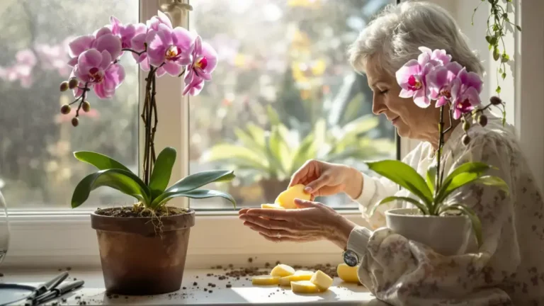 אורכידאה טיפ מפתיע עם תפוח אדמה להפרחה מהירה של צמחים שנשכחו לעיתים קרובות