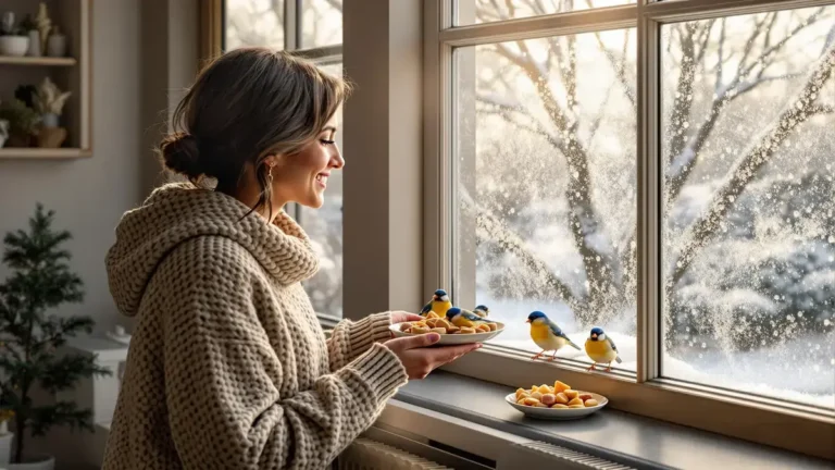 פינוק ביתי פשוט זה מושך ציפורים והופך את הגינה החורפית שלכם למקלט אמיתי
