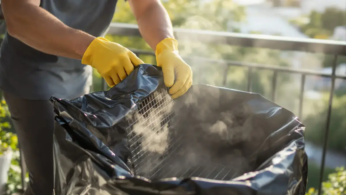 הטריק של שק הזבל להחזיר מראה חדש לרשתות הברביקיו שלכם