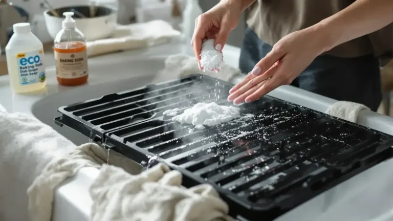 הטריק הזה לחדר האמבטיה מחזיר ברק לסורגי התנור השחורים ב־30 דקות בלי לשפשף ובלי חומרים חזקים