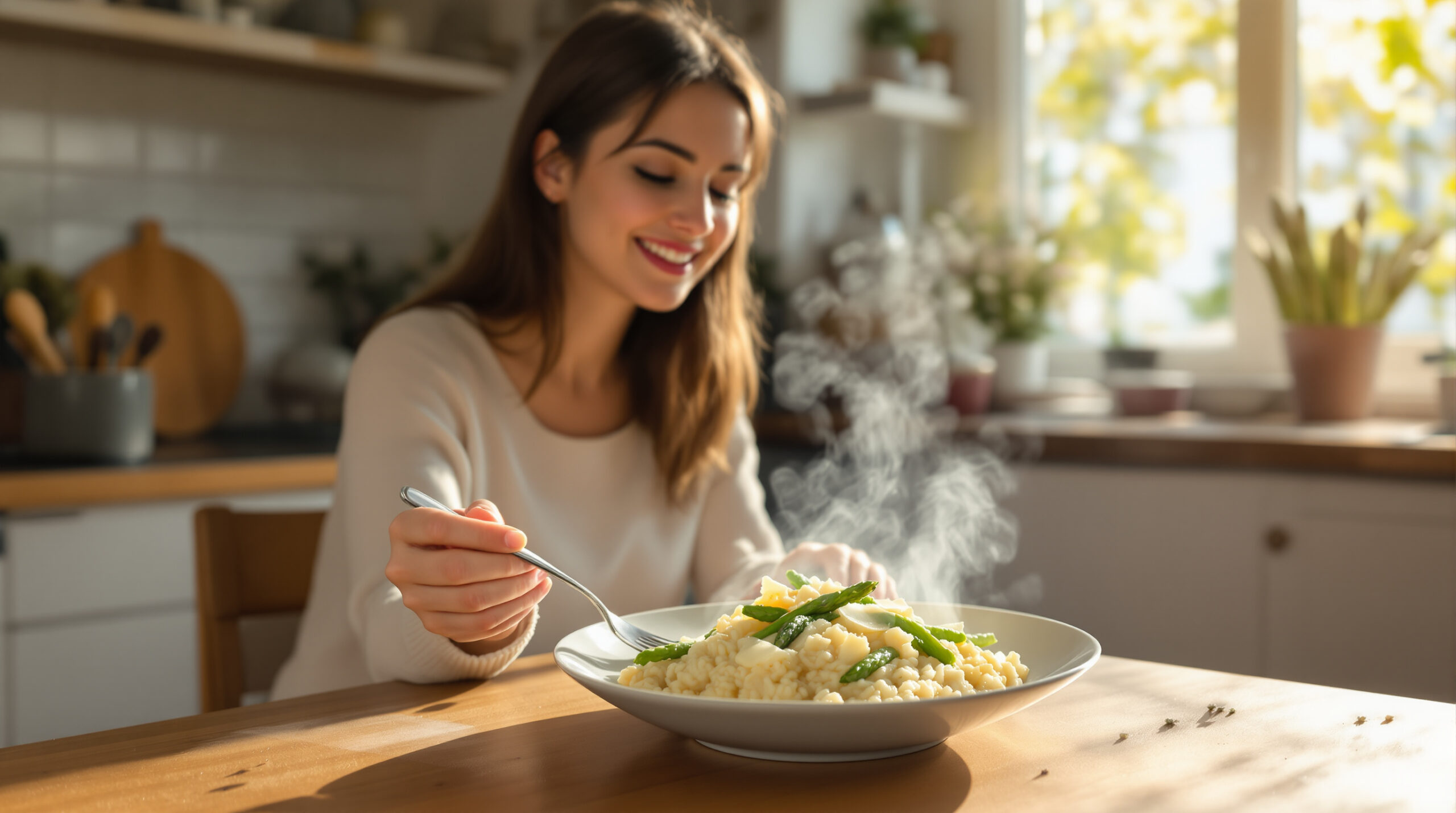 ריזוטו הזה עם אספרגוס ירוק ופרמזן שינה את ארוחות האביב שלי – תענוג אמיתי שלא חשבתי שאוכל להכין בקלות כזו