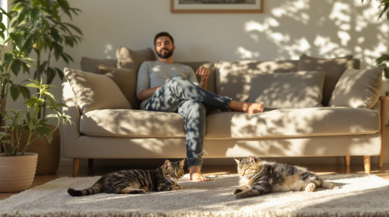 לא כלבים ולא פעילות גופנית: רגעי השקט עם חתול מפחיתים מתחים יותר ממה שחשבתם