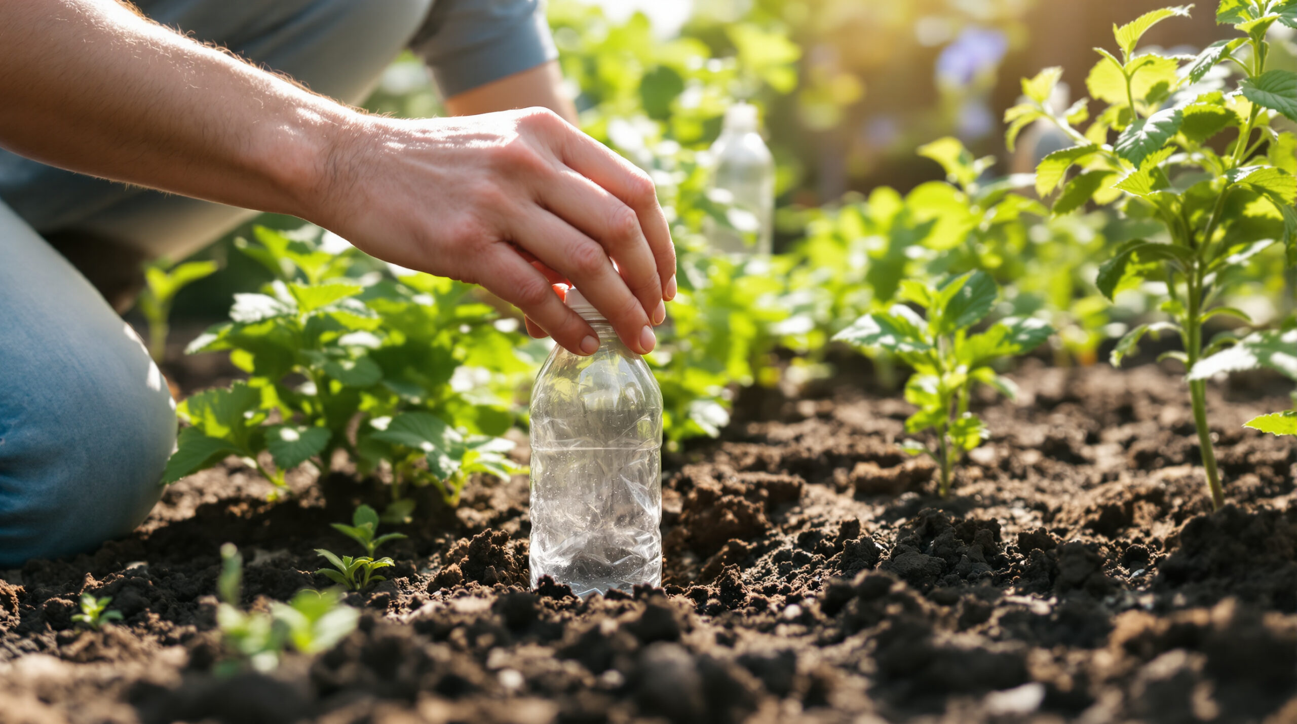 אל תיתנו לעכברים לפלוש לגינה שלכם: הטריק הזה עם בקבוק יעזור לכם להרחיק אותם במהירות!