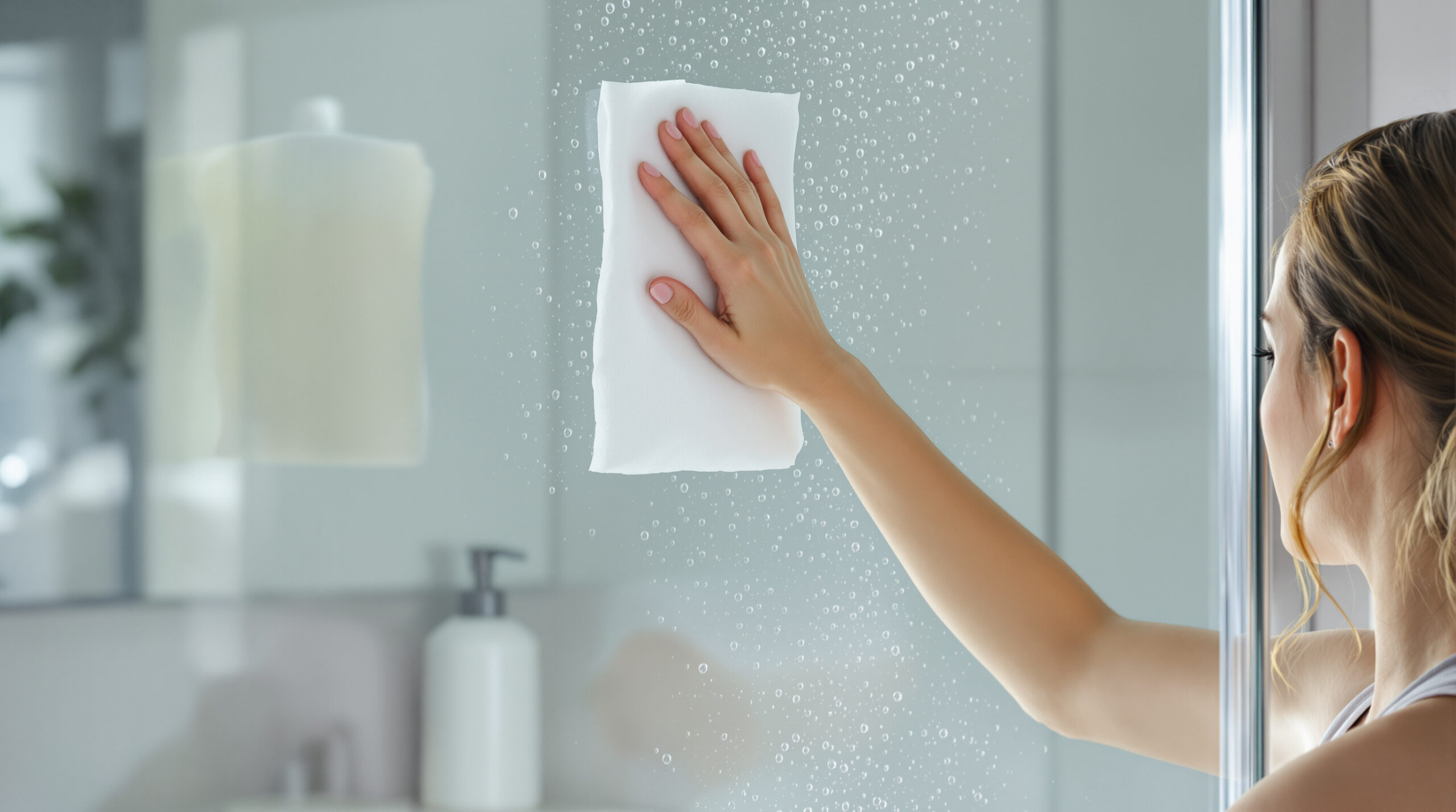 החלפתי את המגבונים בנייר אפייה בחדר האמבטיה: גיליתי שיטה פשוטה ויעילה לניקוי מהיר