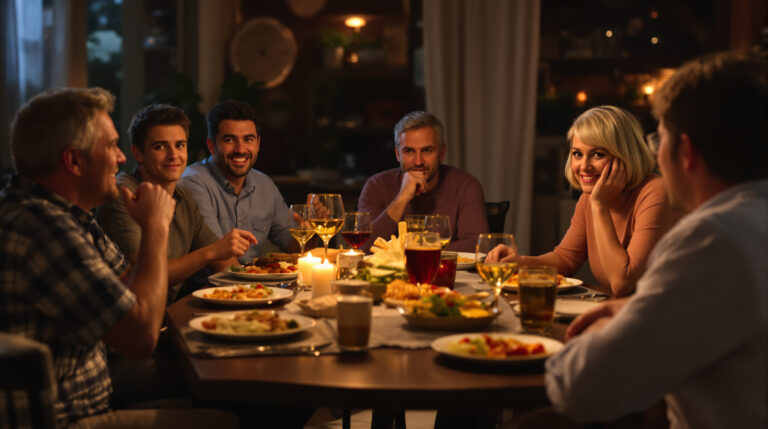 חשבתי שאפשר לדבר על הכל בארוחות ערב: מהר מאוד הבנתי שיש נושאים שכדאי להימנע מהם כדי לשמור על אווירה קלילה.