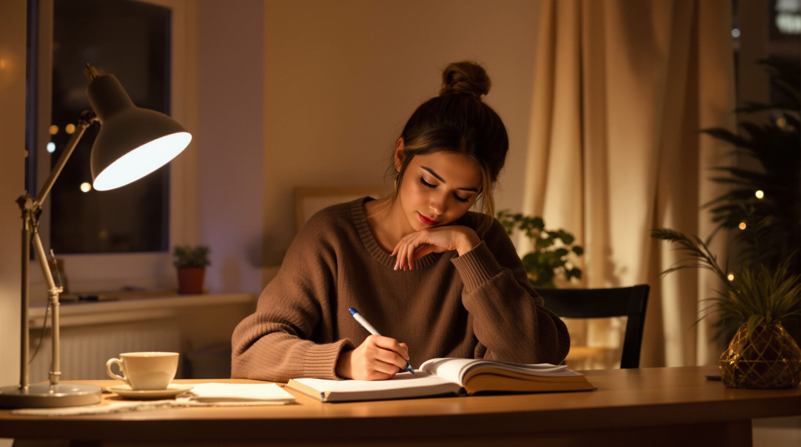 מאז שהתחלתי לכתוב בכל ערב ביומן שלי, אני מגלה שלווה פנימית שמחזקת את ההערכה העצמית שלי ומאירה את ימי