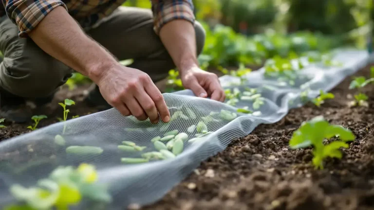 זריעת אפונה ופול נאכלת אביזר פשוט ולא מוכר חוסם 90 אחוז מהמכרסמים בגינה